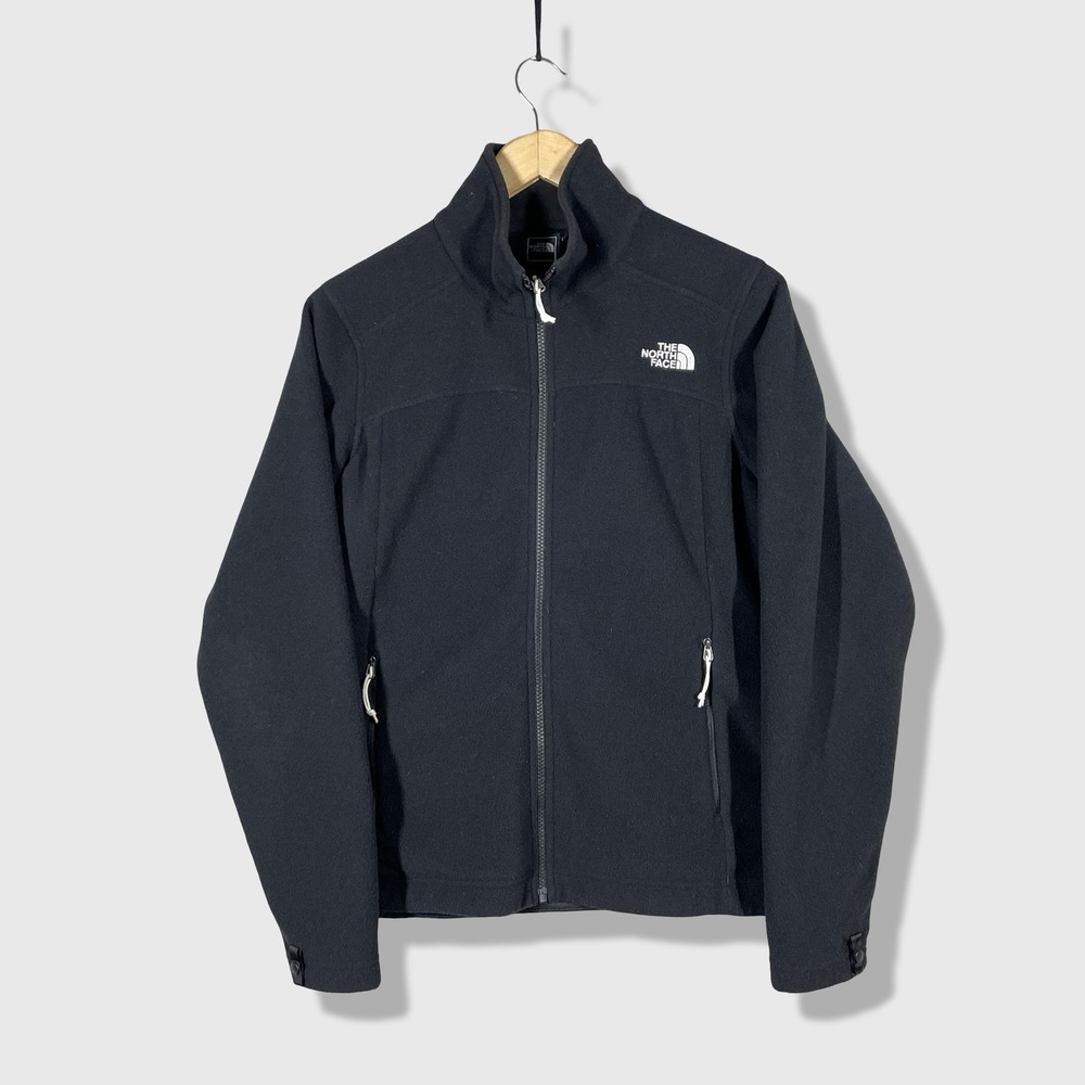 The North Face Fleece Jacket Womens Small Black Gorpcore Outdoor Full Zip